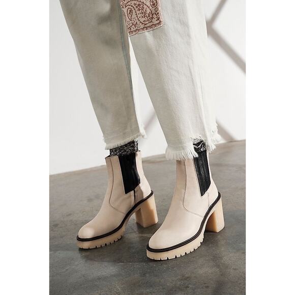 Free People James Leather Chelsea Boot - Picture 1 of 14